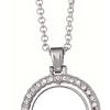 Silver Double Photo Pendant Necklace by Luxe-Custom-Designer