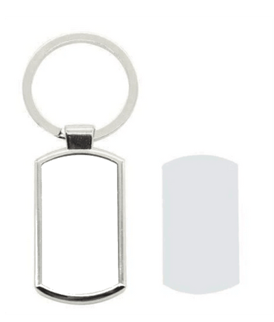Silver Metal keyring by Luxe-Custom-Designer