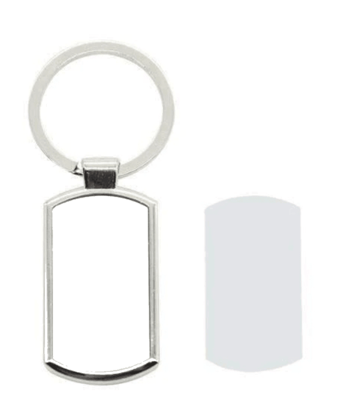 Silver Metal keyring by Luxe-Custom-Designer