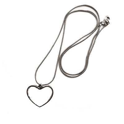 Single Heart Necklace by Luxe-Custom-Designer