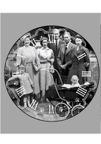 Single photo clock 20cm by Luxe Sensational