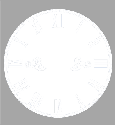 Single photo clock 20cm by Luxe-Custom-Designer