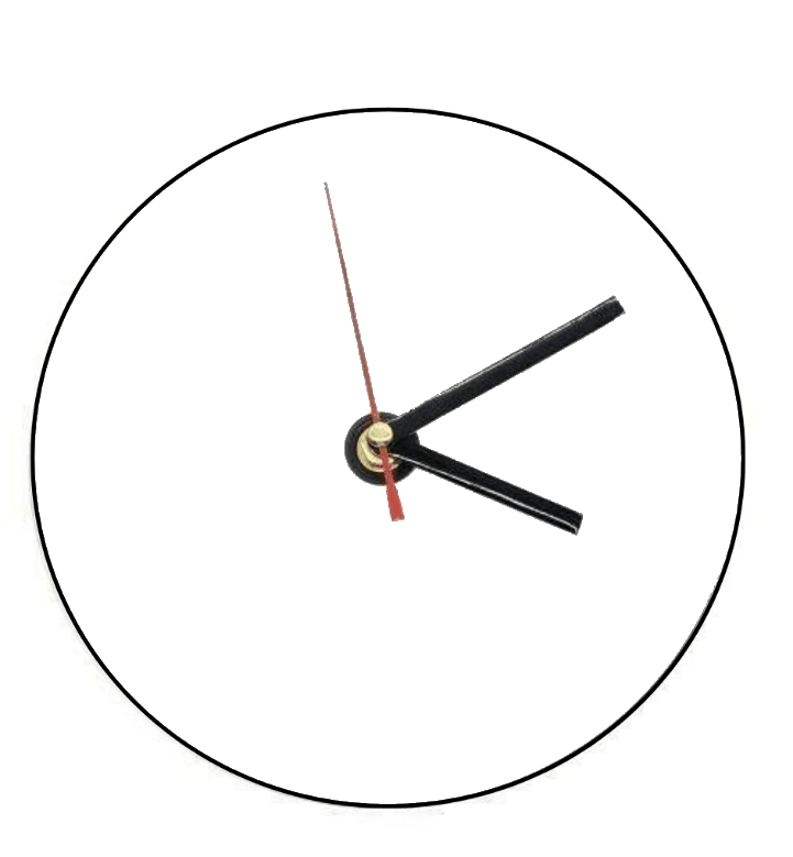 Single photo clock 20cm by Luxe-Custom-Designer