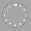 Single photo clock 20cm by Luxe-Custom-Designer