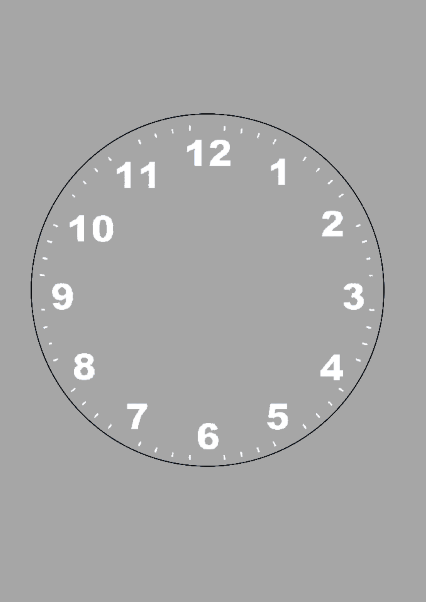 Single photo clock 20cm by Luxe-Custom-Designer