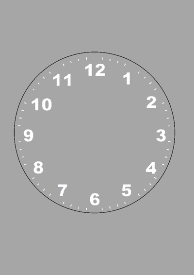 Single photo clock 20cm by Luxe-Custom-Designer
