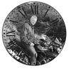 Single photo clock 20cm by Luxe-Custom-Designer