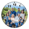Single photo clock 20cm by Luxe-Custom-Designer