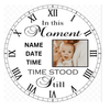Single photo clock 20cm by Luxe-Custom-Designer