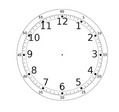 Single photo clock 20cm by Luxe-Custom-Designer