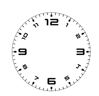 Single photo clock 20cm by Luxe-Custom-Designer