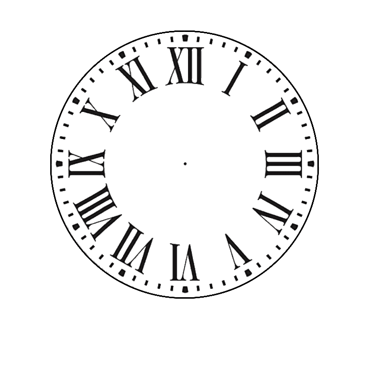 Single photo clock 20cm by Luxe-Custom-Designer