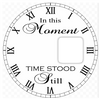 Single photo clock 20cm by Luxe-Custom-Designer