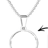 Single Photo Pendant Silver by Luxe-Custom-Designer