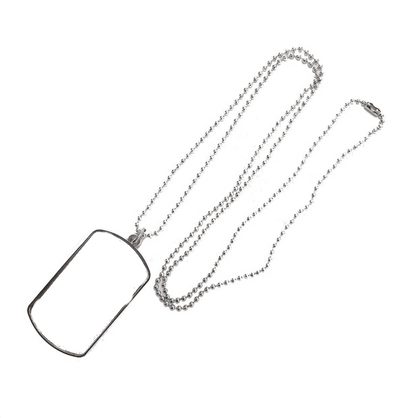 Single Side Large Dogtag by Luxe-Custom-Designer