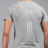 Triple Vertical Luxe T-Shirt by Luxe-Custom-Designer