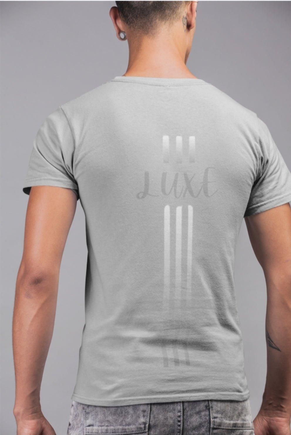 Triple Vertical Luxe T-Shirt by Luxe-Custom-Designer