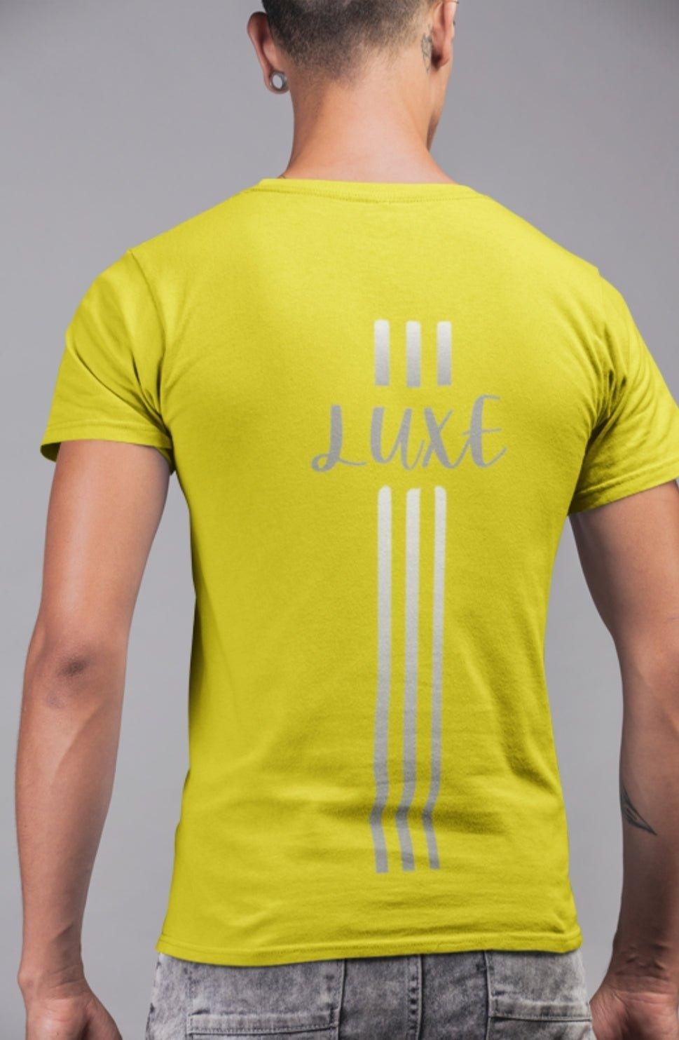 Triple Vertical Luxe T-Shirt by Luxe-Custom-Designer