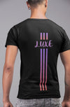 Triple Vertical Luxe T-Shirt by Luxe-Custom-Designer