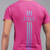 Triple Vertical Luxe T-Shirt by Luxe-Custom-Designer