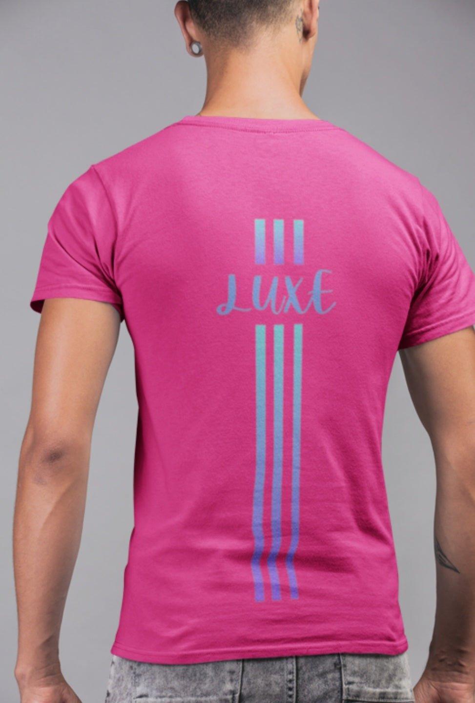 Triple Vertical Luxe T-Shirt by Luxe-Custom-Designer