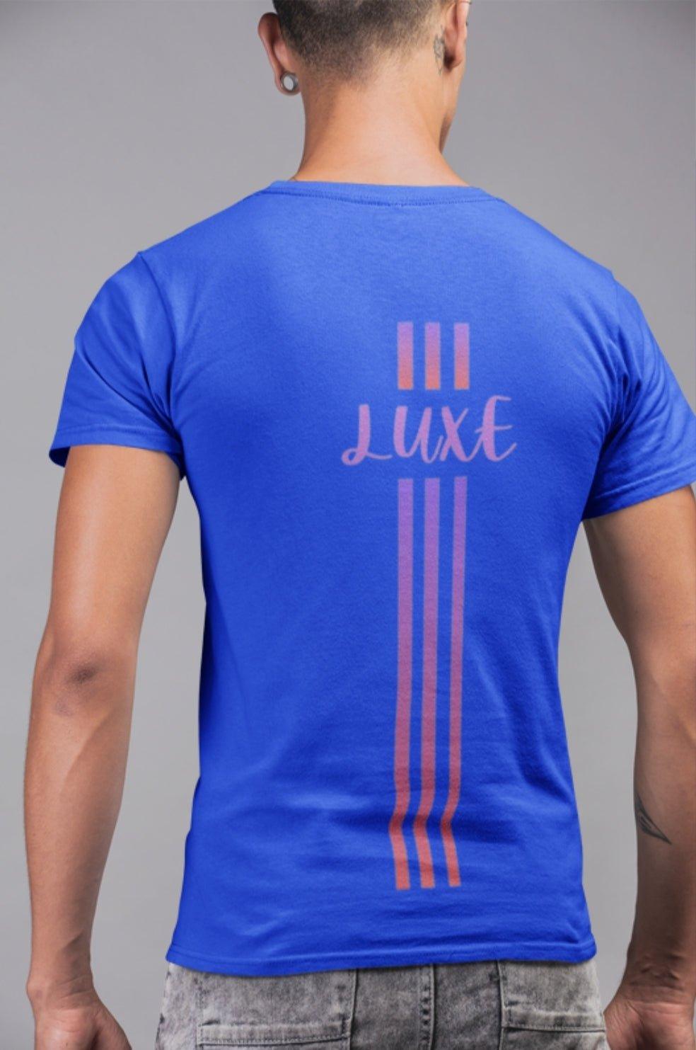 Triple Vertical Luxe T-Shirt by Luxe-Custom-Designer