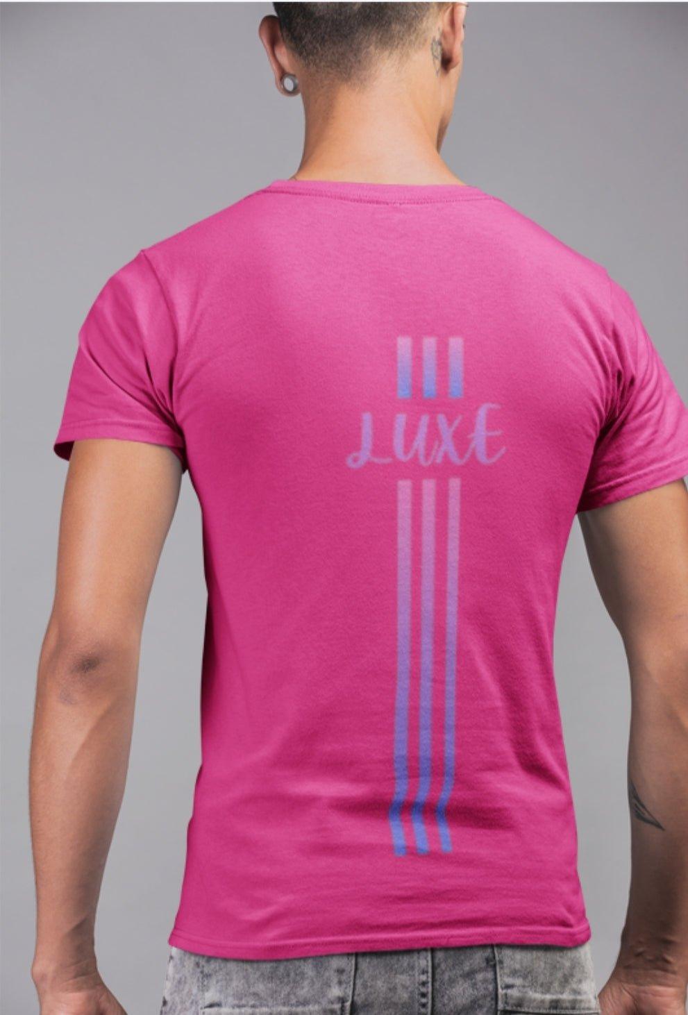 Triple Vertical Luxe T-Shirt by Luxe-Custom-Designer