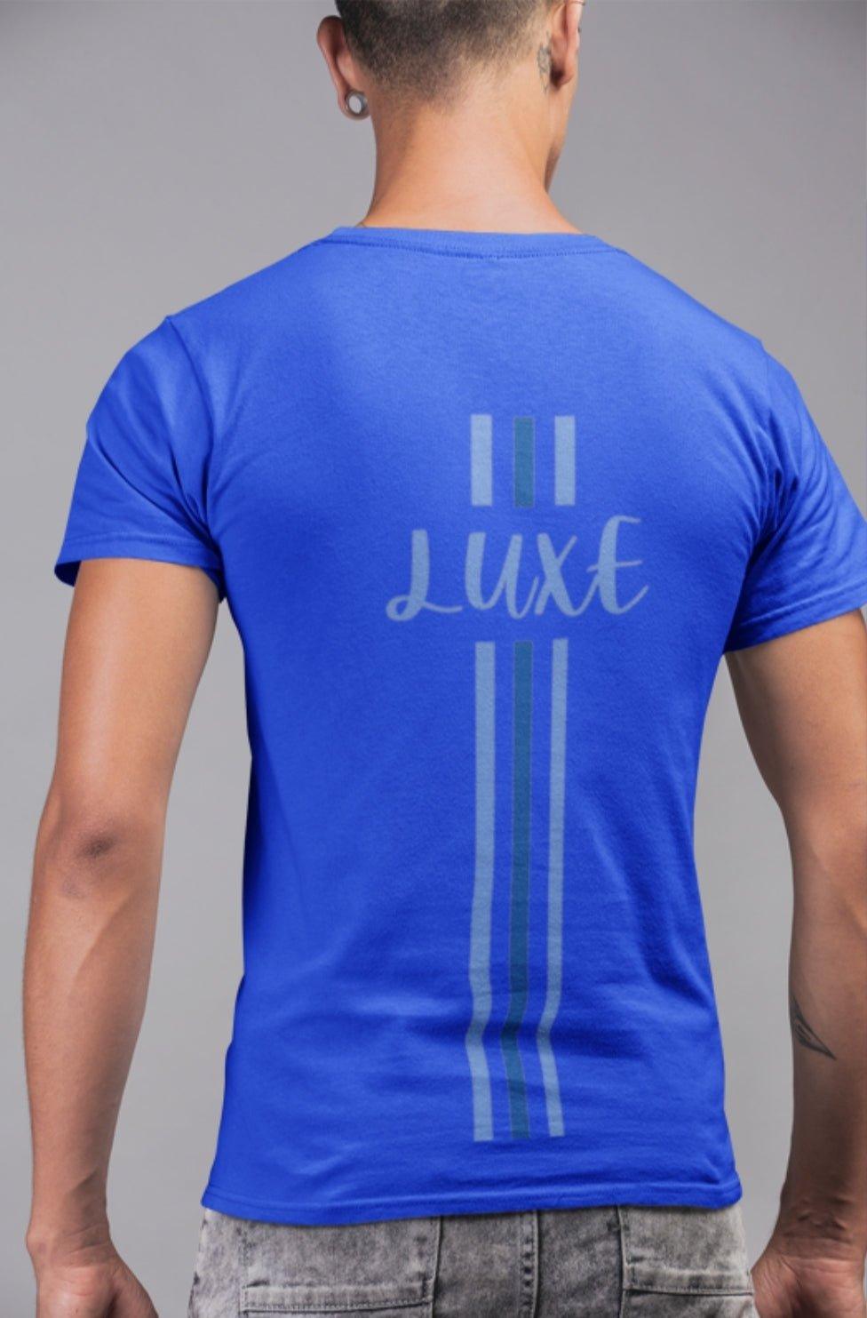 Triple Vertical Luxe T-Shirt by Luxe-Custom-Designer