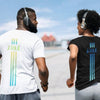 Triple Vertical Luxe T-Shirt by Luxe-Custom-Designer