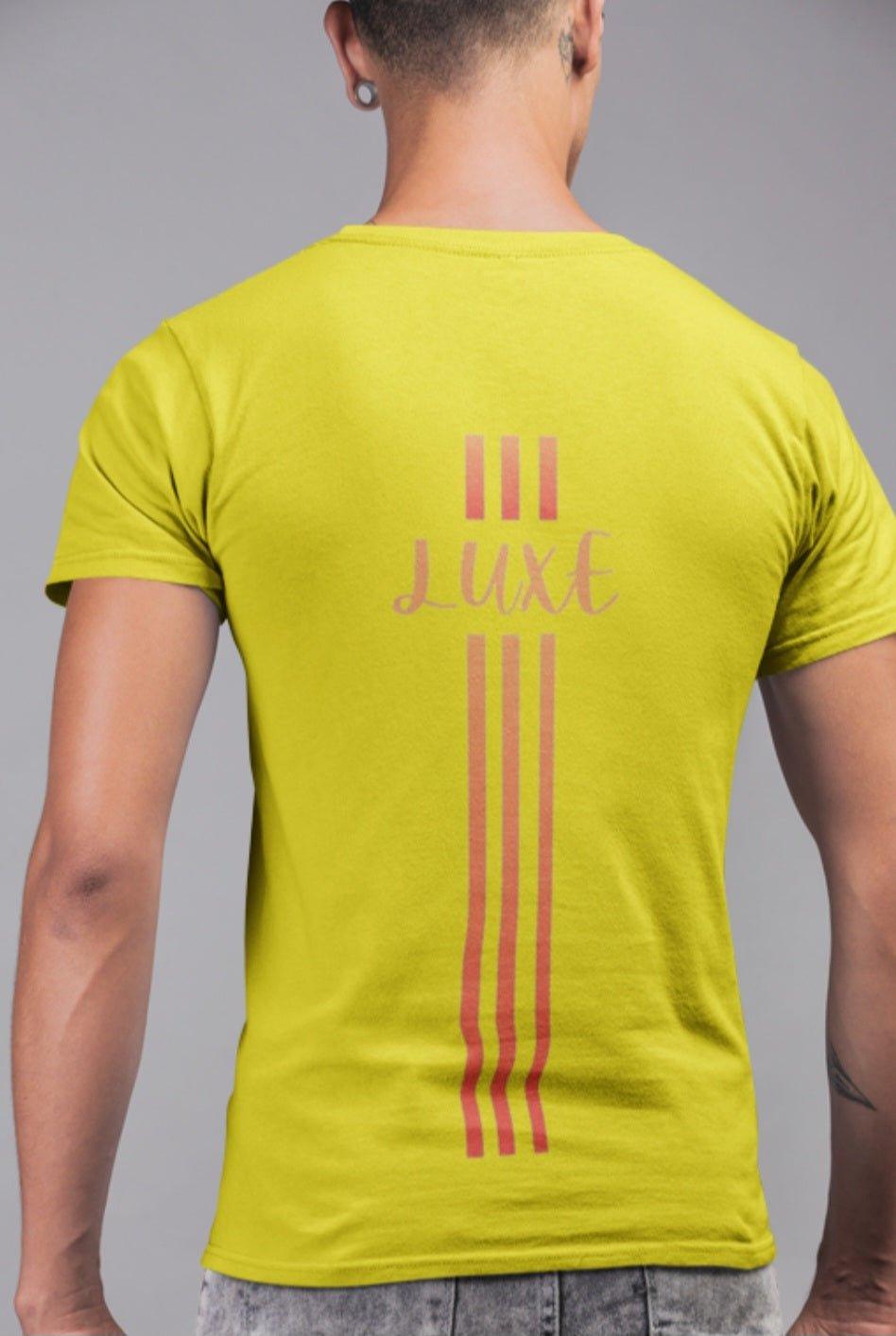 Triple Vertical Luxe T-Shirt by Luxe-Custom-Designer