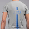 Triple Vertical Luxe T-Shirt by Luxe-Custom-Designer