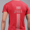 Triple Vertical Luxe T-Shirt by Luxe-Custom-Designer
