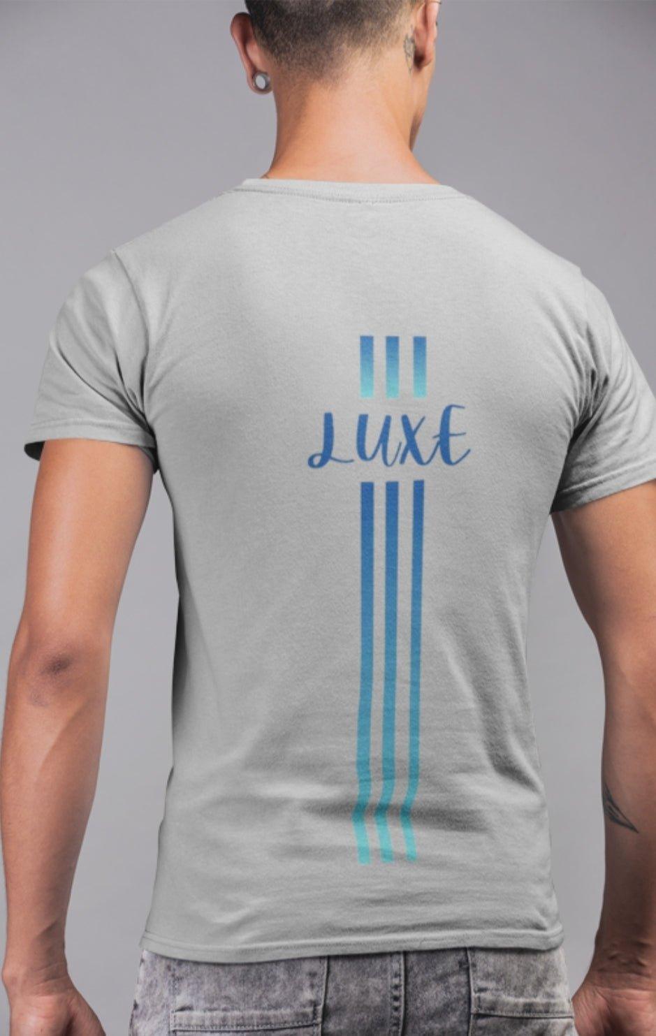 Triple Vertical Luxe T-Shirt by Luxe-Custom-Designer