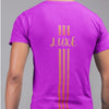 Triple Vertical Luxe T-Shirt by Luxe-Custom-Designer