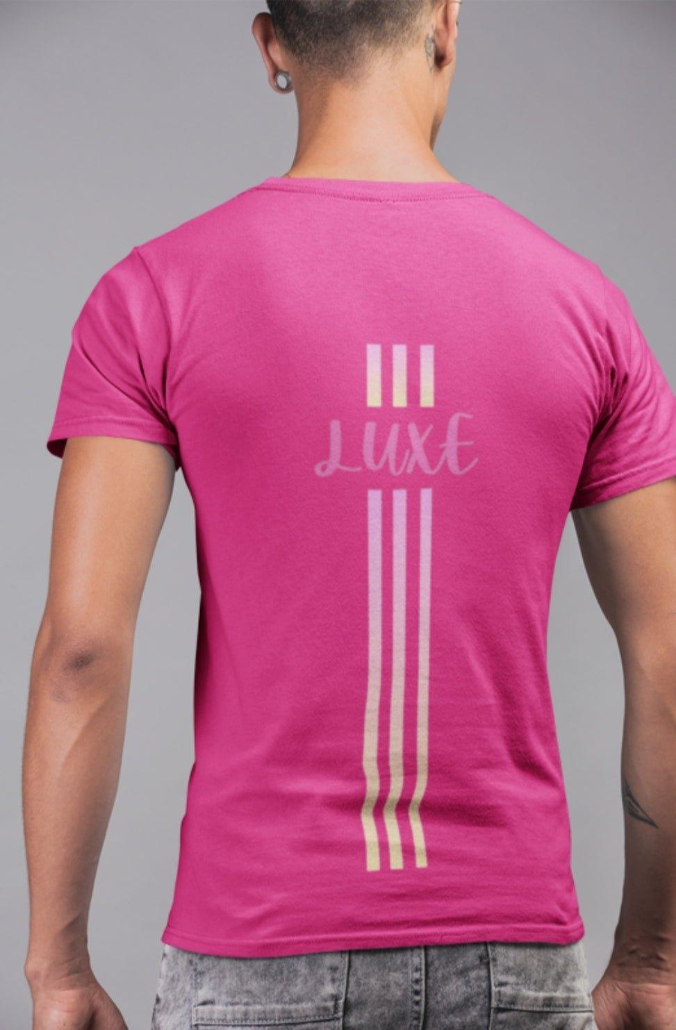 Triple Vertical Luxe T-Shirt by Luxe-Custom-Designer