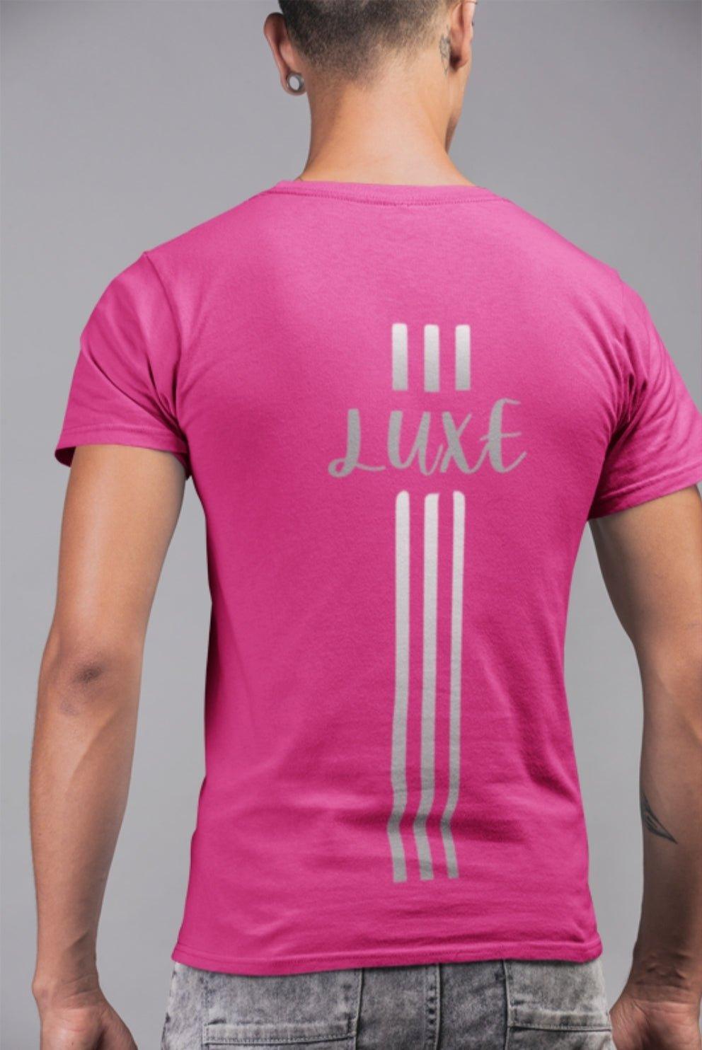 Triple Vertical Luxe T-Shirt by Luxe-Custom-Designer