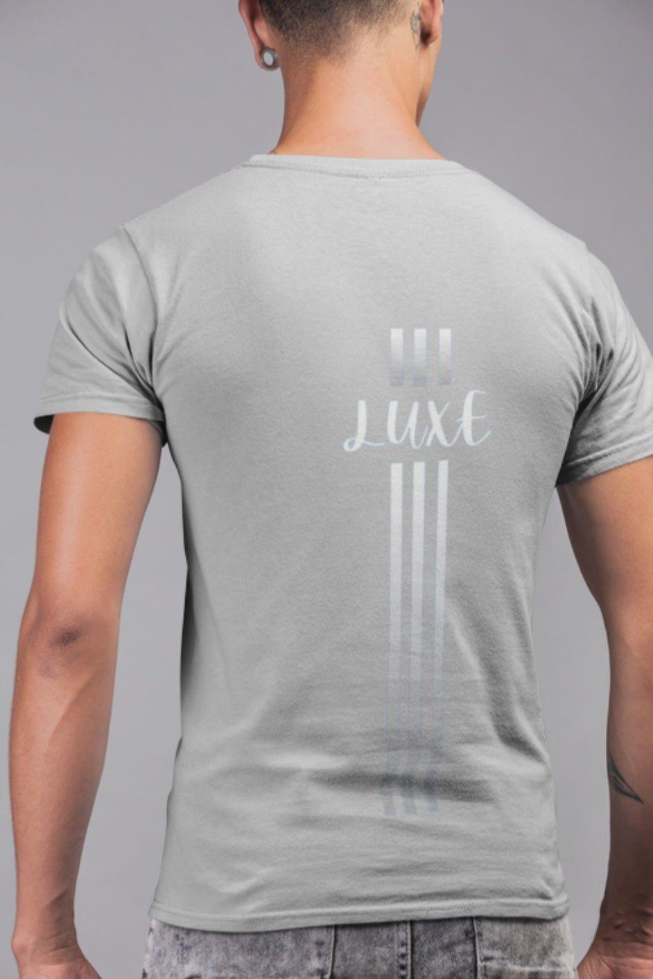 Triple Vertical Luxe T-Shirt by Luxe-Custom-Designer