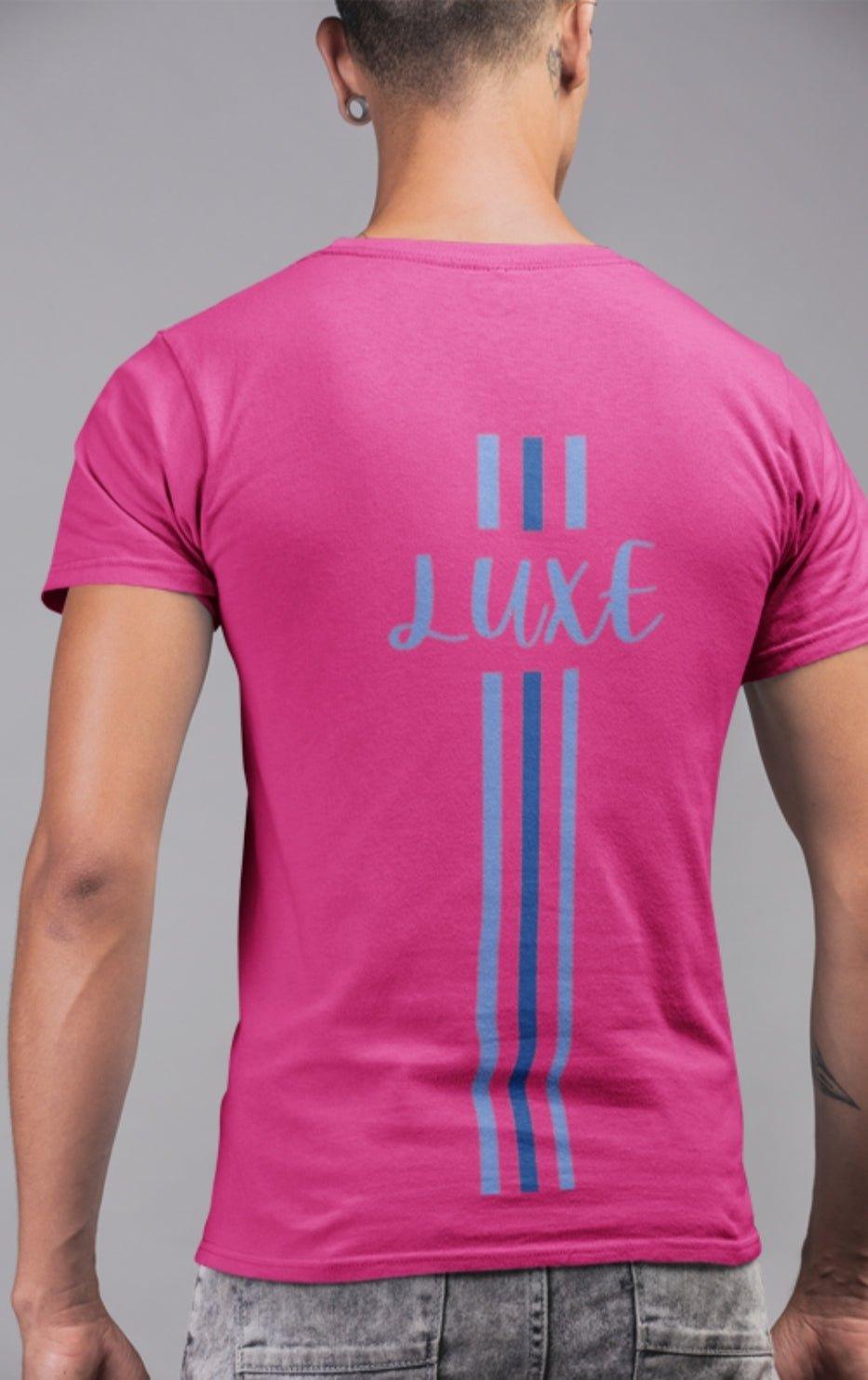 Triple Vertical Luxe T-Shirt by Luxe-Custom-Designer
