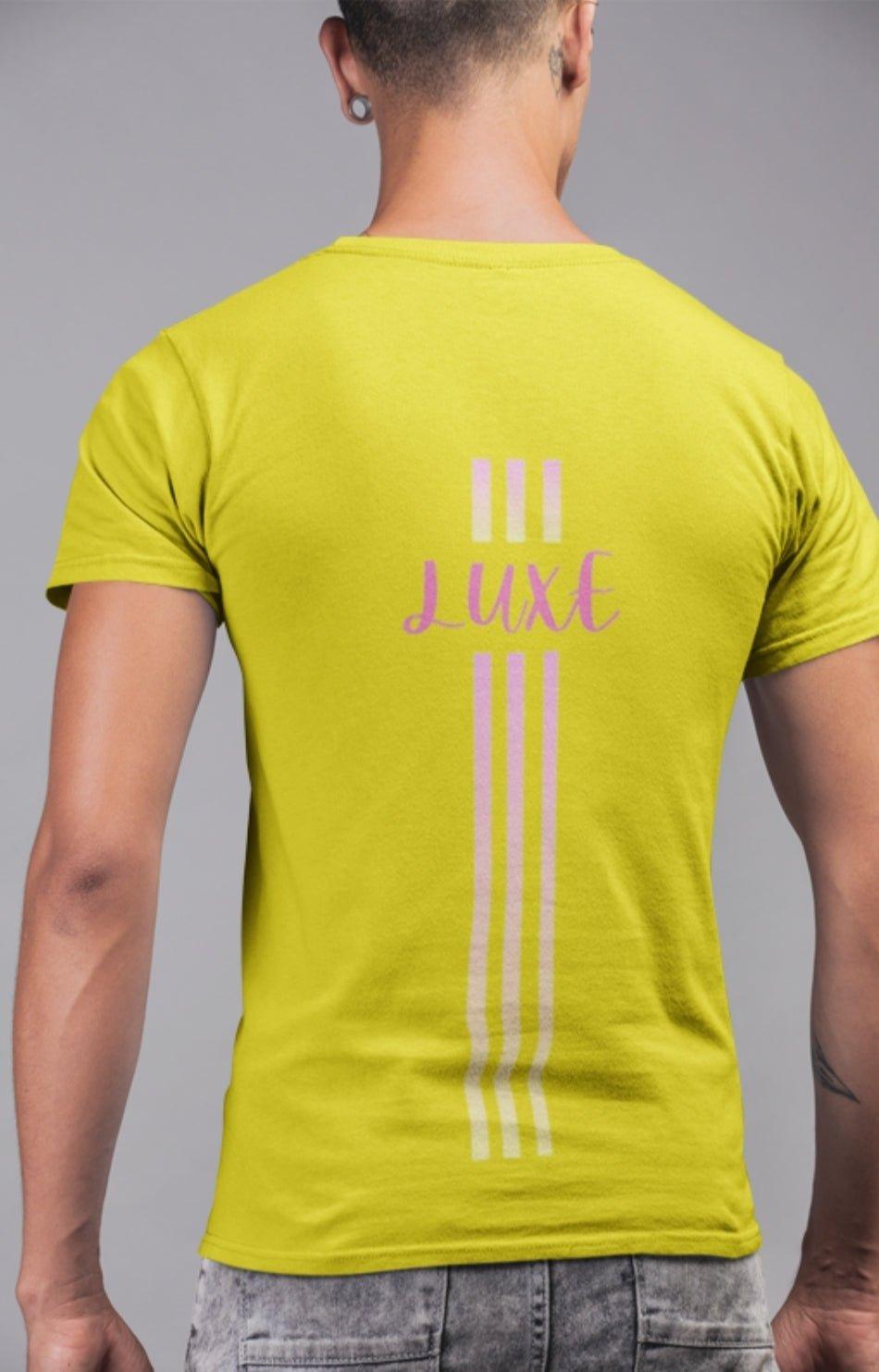 Triple Vertical Luxe T-Shirt by Luxe-Custom-Designer