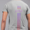 Triple Vertical Luxe T-Shirt by Luxe-Custom-Designer