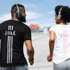 Triple Vertical Luxe T-Shirt by Luxe-Custom-Designer