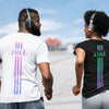 Triple Vertical Luxe T-Shirt by Luxe-Custom-Designer