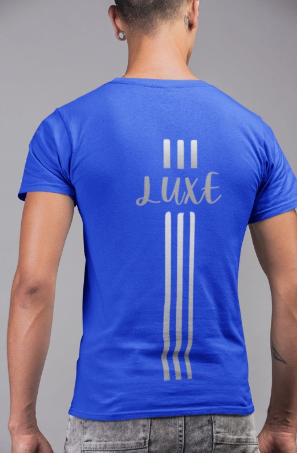 Triple Vertical Luxe T-Shirt by Luxe-Custom-Designer