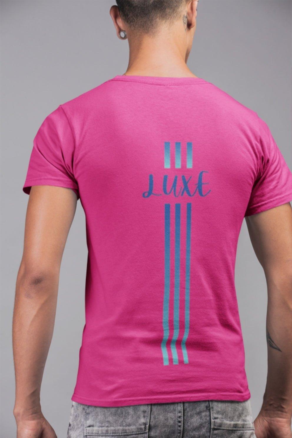 Triple Vertical Luxe T-Shirt by Luxe-Custom-Designer