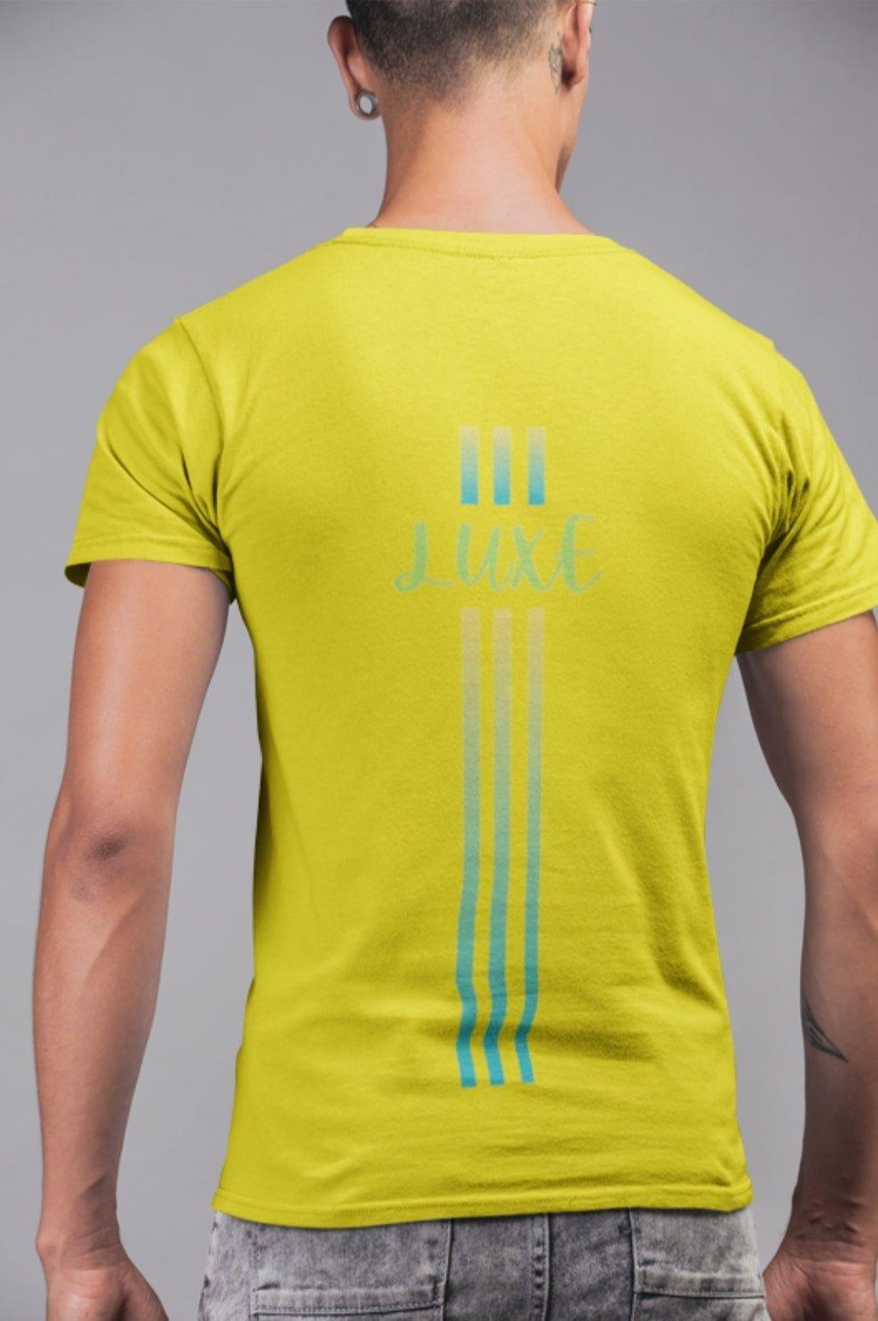 Triple Vertical Luxe T-Shirt by Luxe-Custom-Designer