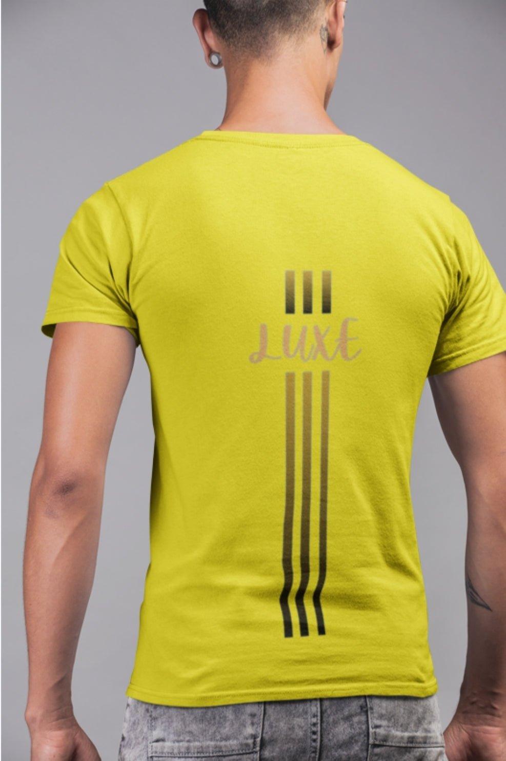 Triple Vertical Luxe T-Shirt by Luxe-Custom-Designer