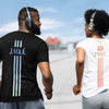 Triple Vertical Luxe T-Shirt by Luxe-Custom-Designer