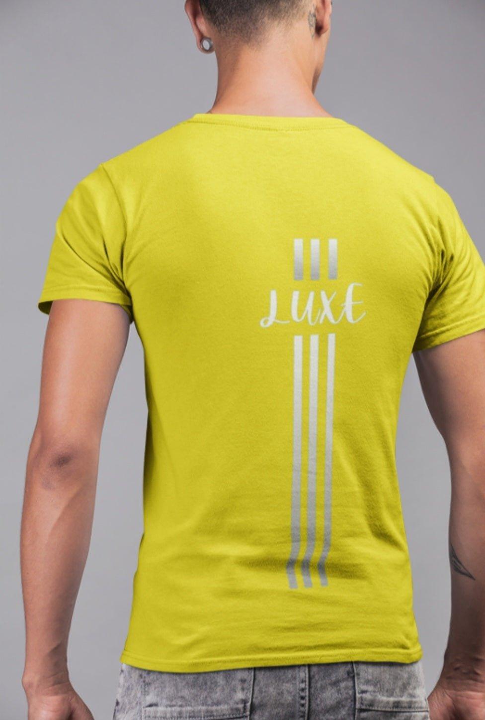 Triple Vertical Luxe T-Shirt by Luxe-Custom-Designer