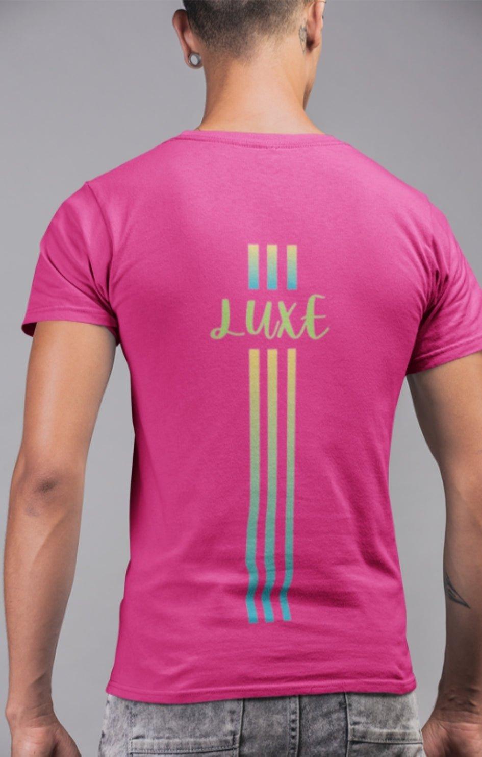 Triple Vertical Luxe T-Shirt by Luxe-Custom-Designer