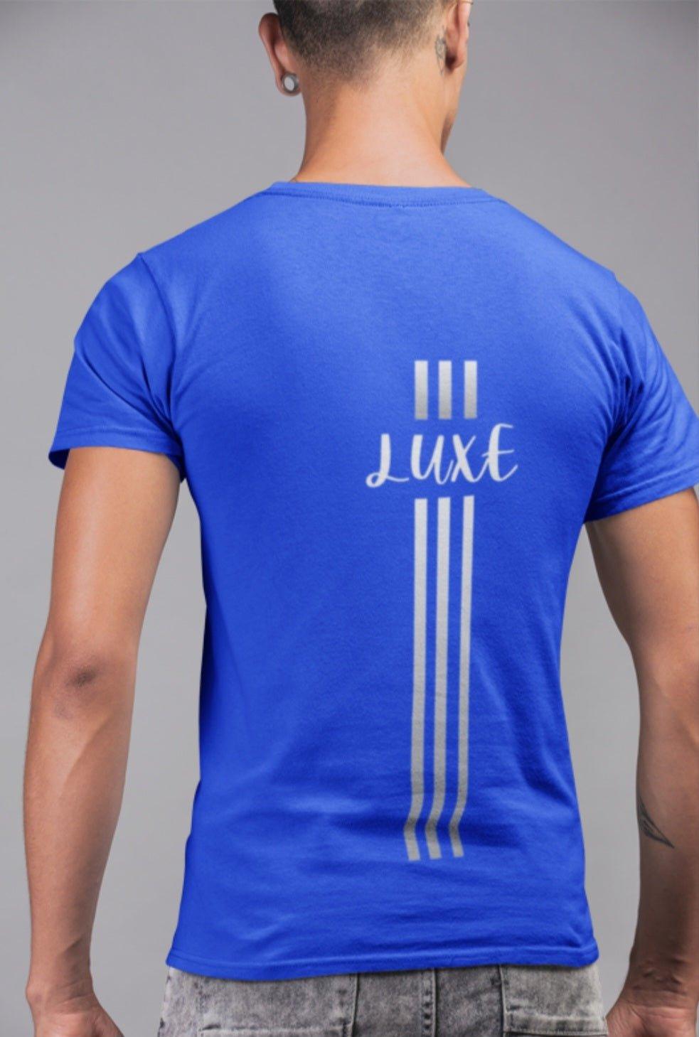 Triple Vertical Luxe T-Shirt by Luxe-Custom-Designer